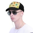 thumbnail image 4 of Yiaed Colorful Rabbit Print Baseball Cap Dad Hat Polo Style Plain Blank Adjustable Size, 4 of 5