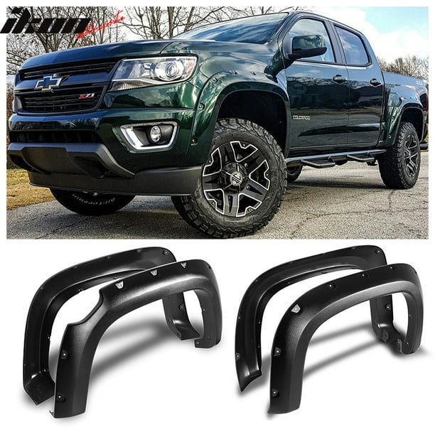Ikon Motorsports Compatible with 1518 CHEVY COLORADO Pocket Style