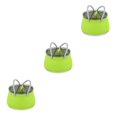thumbnail image 1 of Eigraketly 1L Collapsible Camping Silicone Cooking Pot Tea Kettle Pot  Hiking Type1 NO1, 1 of 1
