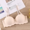 thumbnail image 1 of Sujetadores sexy Push Up Ropa interior sin costuras para mujer Lencería sin aros de color sólido Una pieza Reúna Sujetador con correas convertibles Tan Jianjun unisex, 1 of 2