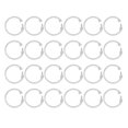 thumbnail image 1 of Curtain Rod Rings,24Pcs Curtain Rings ABS Curtain Rings Transparent Curtain Rings High-End Performance, 1 of 8
