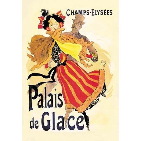Champs-Elysees: Palais de Glace Museum quality giclee print canvas wrap(20" x 30")