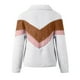 thumbnail image 2 of Gibobby Sudaderas de moda Mujeres Patchwork media cremallera Fuzzy Fleece manga larga sudadera Pullover Tops blusa （Blanco， XXXXL), 2 of 5