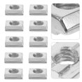 thumbnail image 5 of Silver Sliding T Slot Nut for Aluminum Extrusions 30Pcs Carbon Steel, 5 of 5