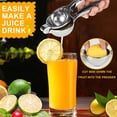 thumbnail image 5 of Premium Lemon Squeezer, Large Heavy Duty Handhelp Juicer for Lemon, Stainless Steel Hand Press Citrus Juicer, Lime Squeezer Bar Tool, 5 of 5