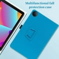 thumbnail image 4 of Fancing for Lville LVEC10 Tablet Case,PU Leather Folio Folding Stand Protective Cover with Pencil Holder & Wrist Strap Case for HiGrace C10/Lville C10/Freeski/HotLight 2024 10 inch Tablet(Black+Blue), 4 of 8