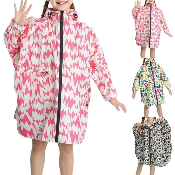 Raincoats for Kids,Toddler Rain Coat 3t,Rain Poncho for Kids Kids Raincoats For Girls Boys Waterproof Rain Jacket Cartoon Unicorn Children Toddler Rain Wear