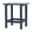 Navy Blue, variant on LiteHaven Square Outdoor Side Tables, Patio Tables for Outside, HDPE Patio End Table Weather Resistant, Balcony Table for Pool, Seaside, Backyard, Porch, Indoor Companion,Lemon Green