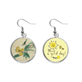 thumbnail image 1 of Níspero bordado pluma figura la pintura China Pendiente Sol Flor Pendiente Joyas Moda Unbranded M, 1 of 3