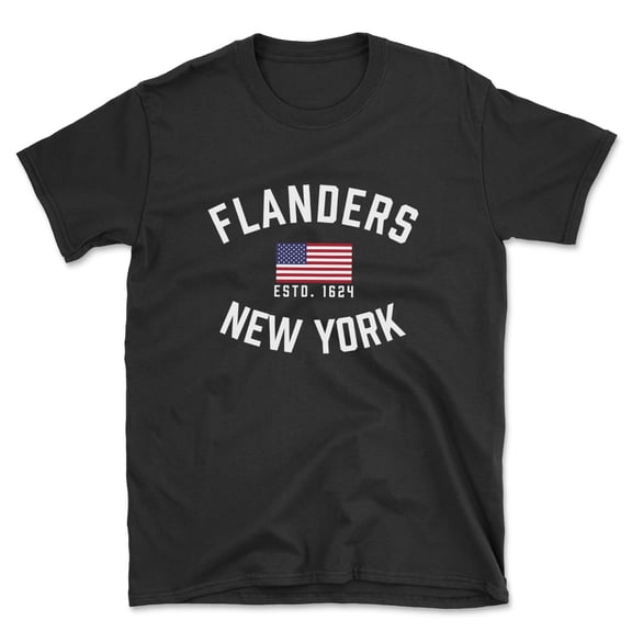 Flanders New York Patriot Men's Cotton T-Shirt