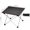 thumbnail image 2 of Mesa plegable portátil Ledeak, mesa de camping de aluminio, ultraligera con bolsa, fácil de transportar, mesa plegable, perfecta para acampar, hacer picnic, cocinar, jardín, senderismo, viajes, 2 of 6