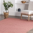 thumbnail image 6 of nuLOOM Elfriede Farmhouse Jute Blend Area Rug, 8' 6" x 11' 6", Pink, 6 of 9