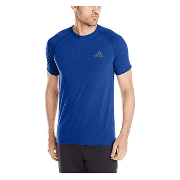 Adidas Climalite Mens T-Shirt, Croyal/Black, XL