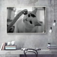 thumbnail image 3 of wall26 Floating Framed Canvas Wall Art for Living Room, Bedroom Black and White Wild Animal Canvas Prints for Home Decoration Ready to Hang - 16x24 inches, 3 of 4