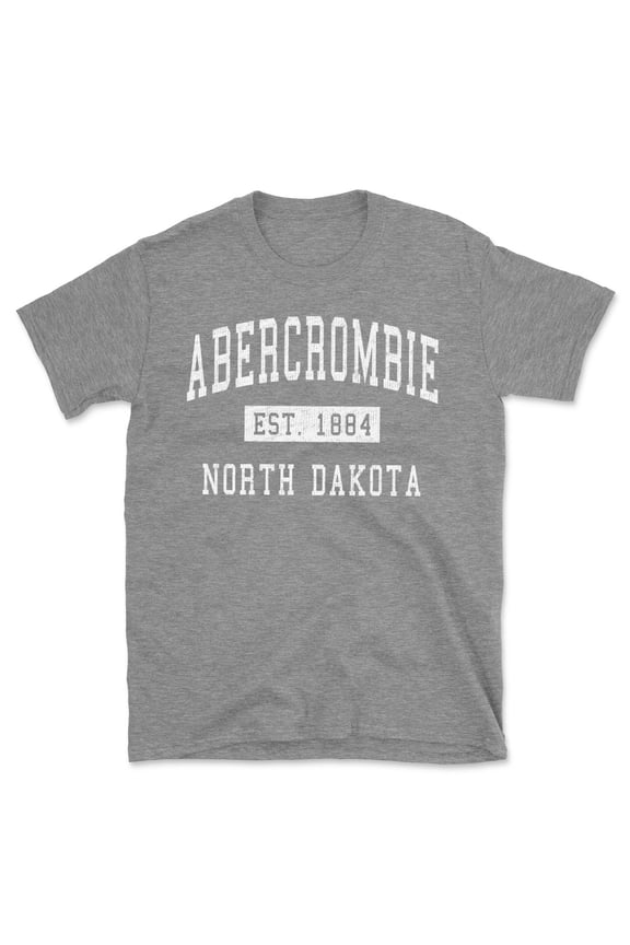 Abercrombie North Dakota Classic Established Men's Cotton T-Shirt