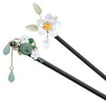 thumbnail image 1 of 2Pcs Cheveux Chinois Bâtons Rétro Accessoires Cheveux Fleur Épingle à Cheveux Baguettes de Cheveux, 1 of 9