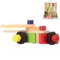 thumbnail image 1 of Convenient Child Safe Materials Assembly Car Toy, Nut Car Toy, For Home Educational Learning Role-Playing Family Gatherings Nut Car Building Block, 1 of 8