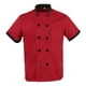 thumbnail image 2 of 1 chaqueta de manga corta para hombre, chaqueta de panadero, chaqueta de Hotel de cocina, abrigo Rojo 3XL Jinwen abrigo de chef para hombres, 2 of 8