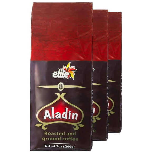 Elite Aladin Coffee, 7-Ounces (3 Pack)