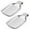 Silver, variant on Walchoice Spoon Rest Set of 2, Stainless Steel Spoon Holder for Stove Top, Ladles Tongs Spatula Utensil Rest, Heavy Duty & Dishwasher Safe