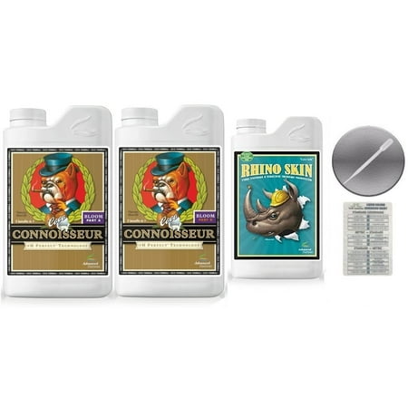 advanced nutrients connoisseur coco bloom a amp b liter 4 skin bundle chart