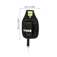 thumbnail image 2 of OULII Small Portable Black Tool Organizer Waist Bag with Reflective Safety Strip, 2 of 5