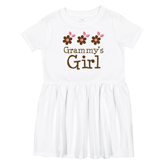 Inktastic Grammy's Girl Daisies Girls Toddler Dress