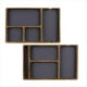 thumbnail image 1 of Bandeja Organizadora de Sintético con 4 Compartimentos, de Madera, para Mesita de Noche, para Guardar Teléfono, Joyas, Escritorios y Tocador., 1 of 5
