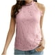 thumbnail image 1 of Camiseta holgada sin mangas con cuello redondo y chaleco liso a la moda para mujer Pompotops  lopia992209, 1 of 9
