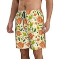 thumbnail image 2 of Naloa Rose Daisy Men's Beach Shorts, Surfing shorts, Swim trunks, Quick Dry Swim Trunks for Surfing Beach Fun - 3X-Large, 2 of 9