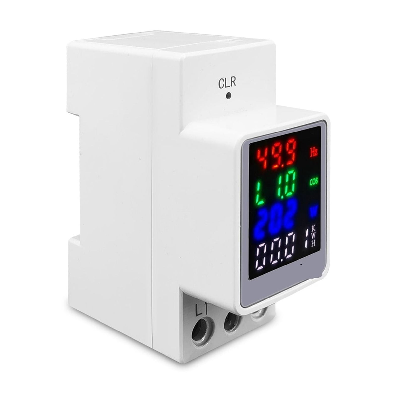 4IN1 AC 100A Age Current Electric Energy Monitor Meter AMP Meter Ammeter Din Rail ,Live Data