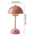 thumbnail image 3 of Lámpara decorativa para dormitorio, luz nocturna táctil USB, Retro, para habitación, cafetería (rosa), 3 of 5