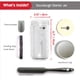 thumbnail image 4 of KneadAce Tarro de inicio de masa madre con banda de alimentación marcada con fecha, termómetro, raspador de tarro de masa madre, cubierta de tela cosida y tapa de metal, kit de inicio de masa madre, 4 of 5