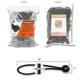 thumbnail image 2 of 6 inch 100 Piece Heavy Duty 5mm Ball Bungee Canopy Cord By Wellmax, Black Color, 2 of 5