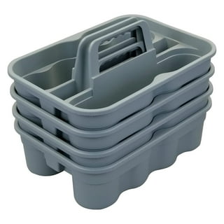 PROFESSIONAL CLEANING CADDY PLASTIC CARRY ALL CLEANERS TOTE TRAY BASKET  HANDLE