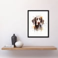 thumbnail image 4 of Shorthaired German Pointer Lovers Gift Watercolour Pet Portrait Painting Artwork Art Print Framed Poster Wall Decor 12x16 inch, 4 of 5