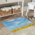 thumbnail image 7 of Sikiie Blooming Sunflower Field Print Flannel Anti-slip Floor Mat 16x24in, Thickened Dustproof Entrance Door Mat Floor Mat for Kitchen, Bathroom, Laundry Room, 7 of 7