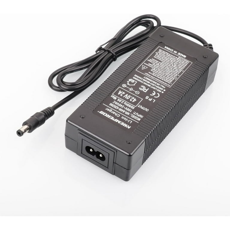 Electric Scooter Charger 42V eBike Replacement Charger Output 2A Hover 1 Charger Smart Universal for Swagtron Swagtron Gotrax Hiboy More Brand Scooter Walmart