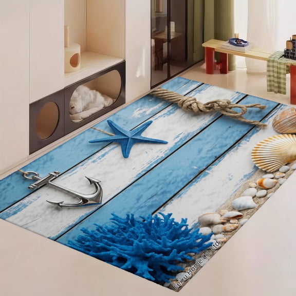 FJPT Soft Small Area Rugs Non Slip Indoor Floor Carpet For Living Room Bedroom Decor 47.2x31.5 inch