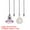 Pink/White, variant on Uxcell Ceiling Fan Pull Chain Crystal Diamond/Baseball Pull Chain Extension Fan Pulls Extender Set Ornament Pendant Pink/White