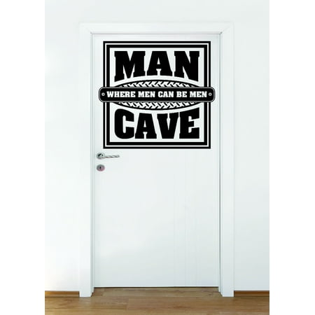 Custom Designs Man Cave Where Men Can Be Men Warning Beware Caution Sign