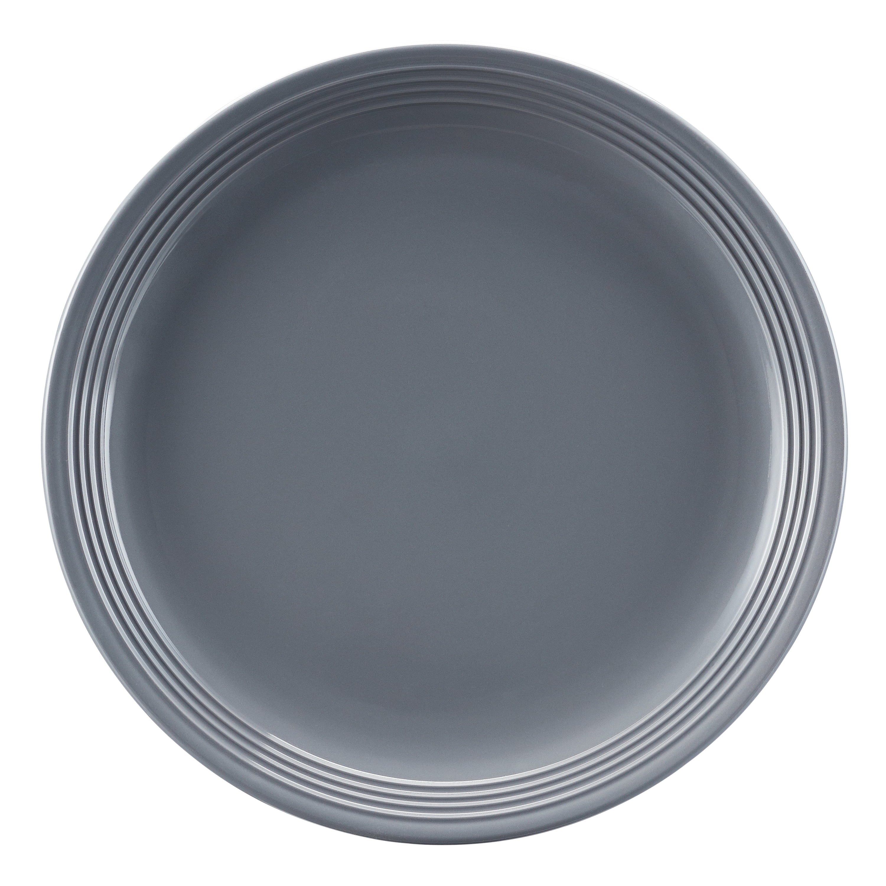Mainstays Chiara 16-Piece Stoneware Gray Dinnerware Set