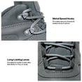 thumbnail image 6 of Nortiv8 Men's Ankle Waterproof Hiking Boots Lightweight Backpacking Work Shoes GREY Size 12, 6 of 9