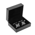 thumbnail image 4 of BodyJ4You 2PC Cufflinks Personalized Initials Letter M Men's Button Shirt Business Gift, 4 of 6