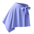 thumbnail image 7 of Women's Two Way Convertible Yoga Skirt, Wrap Around Waist Skirt or Neck Poncho, Lightweight Sports Cover Up Skirt for Beach, Yoga and Daily Sun Protection Light Violet A, 7 of 7