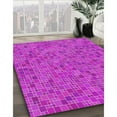 thumbnail image 3 of Ahgly Company Machine Washable Indoor Rectangle Transitional Violet Purple Area Rugs, 5' x 8', 3 of 7
