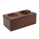 thumbnail image 5 of Soporte para apisonador de café de madera de haya, estante de almacenamiento para distribuidor, accesorios para barra de café para apisonador de 58 mm, color marrón, 5 of 15