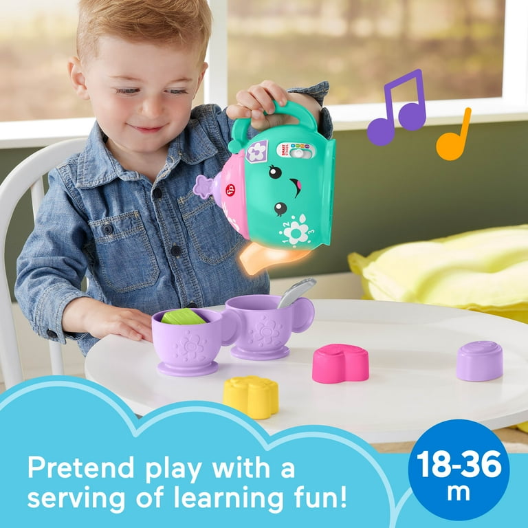 teatime♪ Fisher-Price Laugh & Learn Time for Tea Set, Interactive