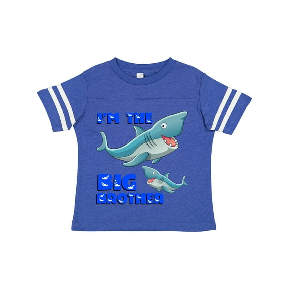 Inktastic I'm the Big Brother Shark Boys Toddler T-Shirt