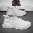 thumbnail image 3 of Men's Athletic Sneakers - Durable Waterproof PU & Anti‑Skid PVC Sole | Rugged Walking Shoes for Outdoor Fitness, Rainy Days & Heavy Daily Use, 3 of 9
